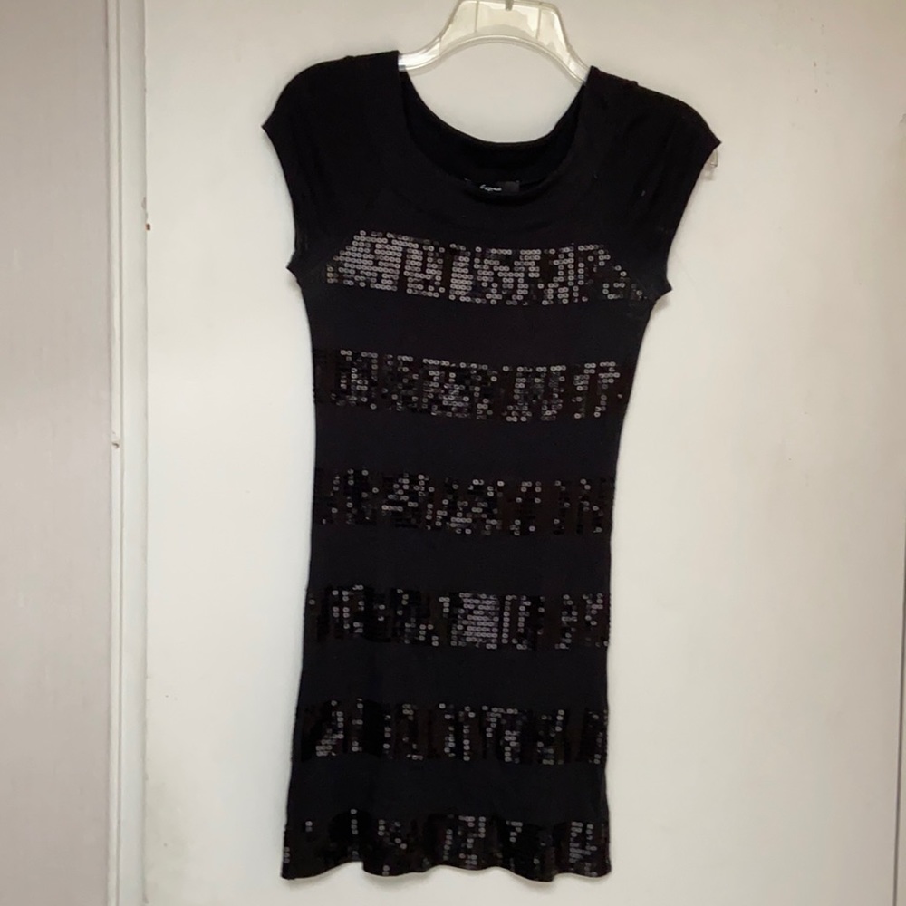 Express sequined mini dress size small